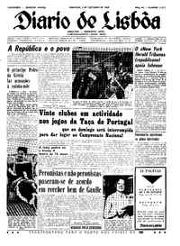 Domingo,  4 de Outubro de 1964 (1ª edição)