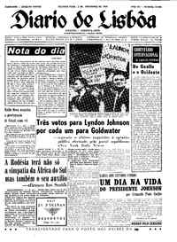 Segunda,  2 de Novembro de 1964