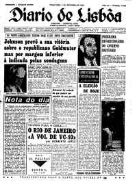 Terça,  3 de Novembro de 1964