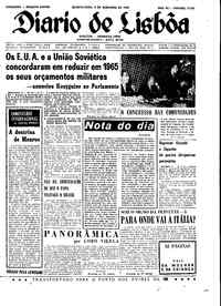 Quarta,  9 de Dezembro de 1964 (1ª edição)