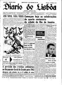 Quinta, 31 de Dezembro de 1964