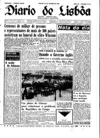 Sábado, 30 de Janeiro de 1965 (1ª edição)