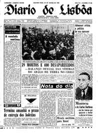 Segunda, 29 de Março de 1965 (1ª edição)