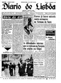 Segunda,  5 de Abril de 1965 (1ª edição)