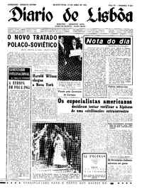 Quarta, 14 de Abril de 1965 (2ª edição)