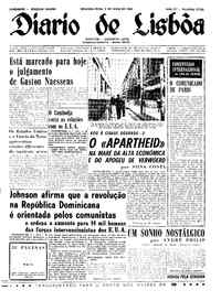 Segunda,  3 de Maio de 1965 (2ª edição)