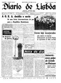 Quinta,  6 de Maio de 1965 (1ª edição)