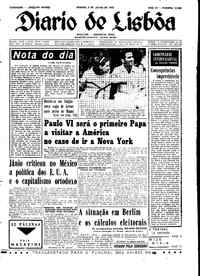 Sábado,  3 de Julho de 1965 (1ª edição)