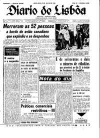 Sexta,  9 de Julho de 1965 (2ª edição)