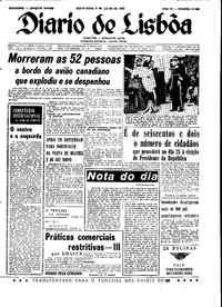 Sexta,  9 de Julho de 1965 (3ª edição)