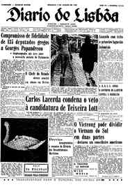 Domingo,  8 de Agosto de 1965 (2ª edição)