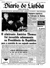 Segunda,  9 de Agosto de 1965 (2ª edição)