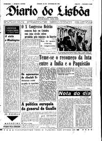 Sábado, 25 de Setembro de 1965 (1ª edição)