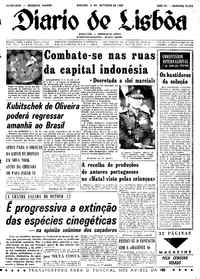 Sábado,  2 de Outubro de 1965 (1ª edição)