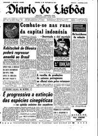 Sábado,  2 de Outubro de 1965 (3ª edição)