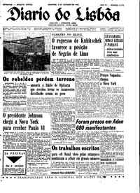 Domingo,  3 de Outubro de 1965 (1ª edição)