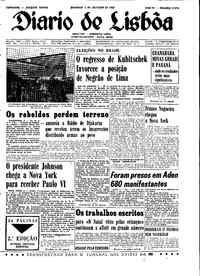 Domingo,  3 de Outubro de 1965 (2ª edição)