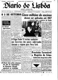 Segunda,  4 de Outubro de 1965 (1ª edição)