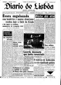 Sábado,  9 de Outubro de 1965 (1ª edição)