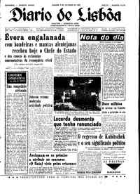 Sábado,  9 de Outubro de 1965 (2ª edição)