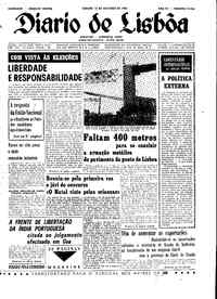 Sábado, 16 de Outubro de 1965 (1ª edição)