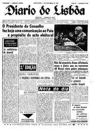 Sexta,  5 de Novembro de 1965 (3ª edição)