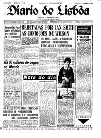 Sábado,  6 de Novembro de 1965 (1ª edição)