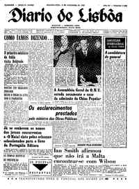 Segunda,  8 de Novembro de 1965 (2ª edição)