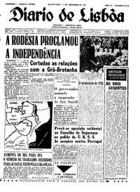 Quinta, 11 de Novembro de 1965 (1ª edição)