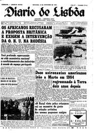 Domingo, 14 de Novembro de 1965 (2ª edição)