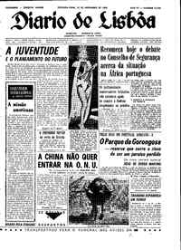 Segunda, 22 de Novembro de 1965 (1ª edição)