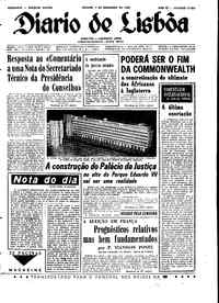 Sábado,  4 de Dezembro de 1965 (2ª edição)