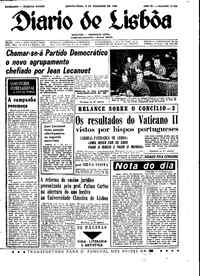 Quinta,  9 de Dezembro de 1965 (2ª edição)