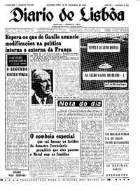 Segunda, 20 de Dezembro de 1965 (1ª edição)