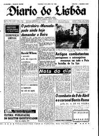 Sábado,  9 de Abril de 1966 (1ª edição)