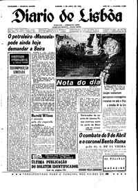 Sábado,  9 de Abril de 1966 (2ª edição)