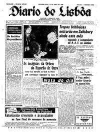 Segunda, 25 de Abril de 1966 (2ª edição)