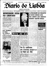 Quarta, 11 de Maio de 1966 (3ª edição)