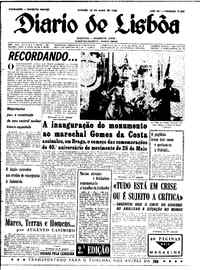 Sábado, 28 de Maio de 1966 (3ª edição)