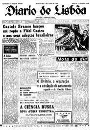 Sexta,  8 de Julho de 1966 (1ª edição)