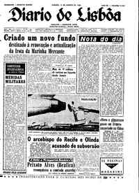 Sábado, 13 de Agosto de 1966 (1ª edição)