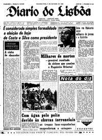 Segunda,  3 de Outubro de 1966 (1ª edição)