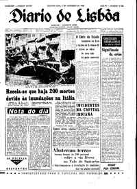 Segunda,  7 de Novembro de 1966 (1ª edição)