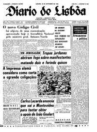 Sábado, 26 de Novembro de 1966 (1ª edição)