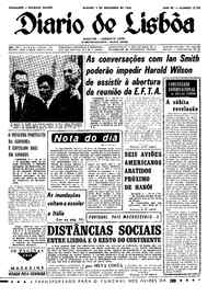 Sábado,  3 de Dezembro de 1966 (1ª edição)