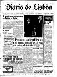 Segunda, 2 de Janeiro de 1967 (1ª edição)