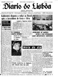 Quarta,  1 de Março de 1967 (2ª edição)