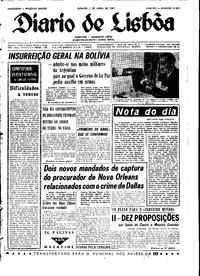 Sábado,  1 de Abril de 1967 (1ª edição)