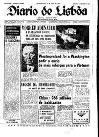 Quarta, 19 de Abril de 1967 (2ª edição)