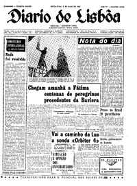 Sexta,  5 de Maio de 1967 (3ª edição)